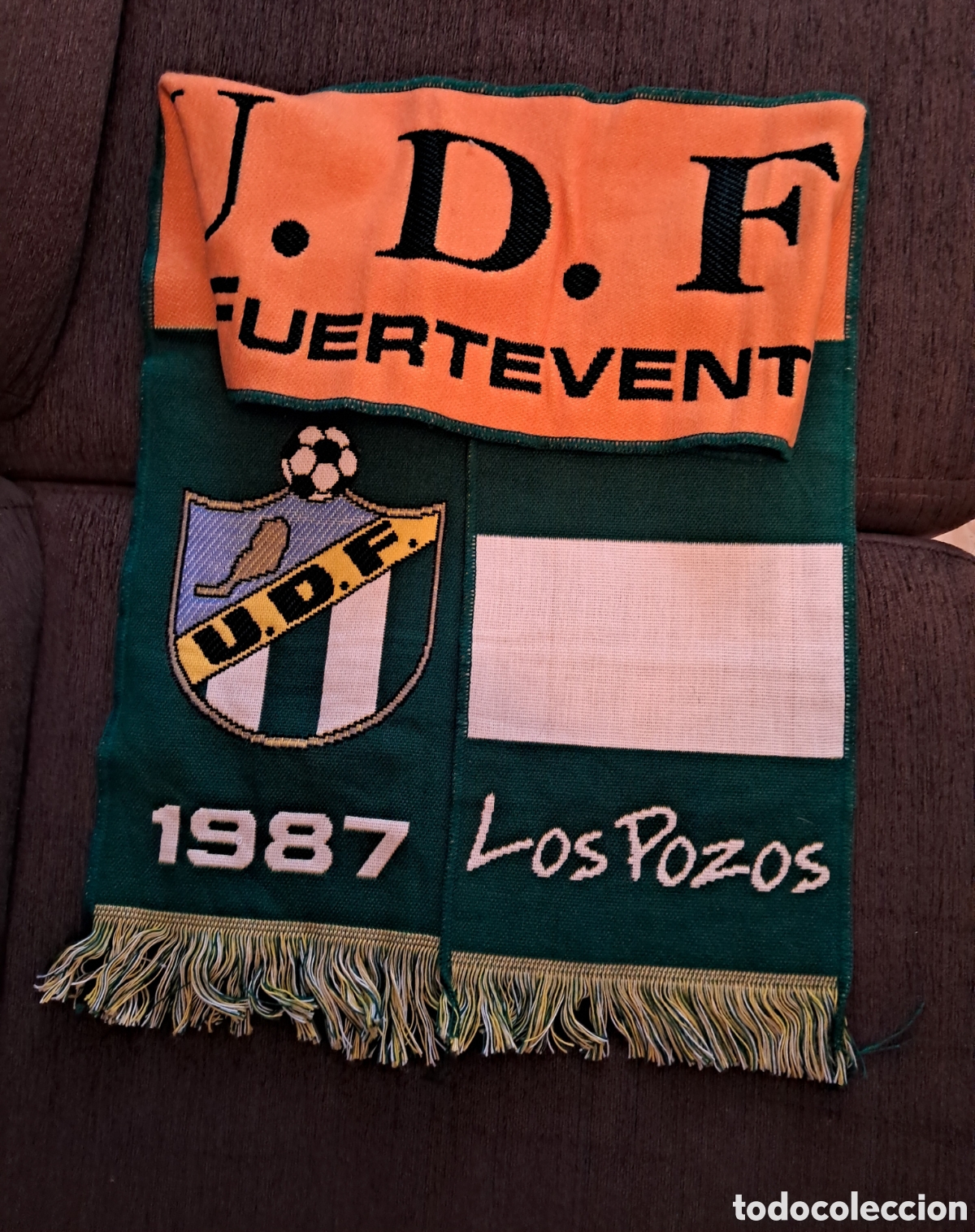 Coleccionismo deportivo: Bufanda futbol U.D.F. Fuerteventura