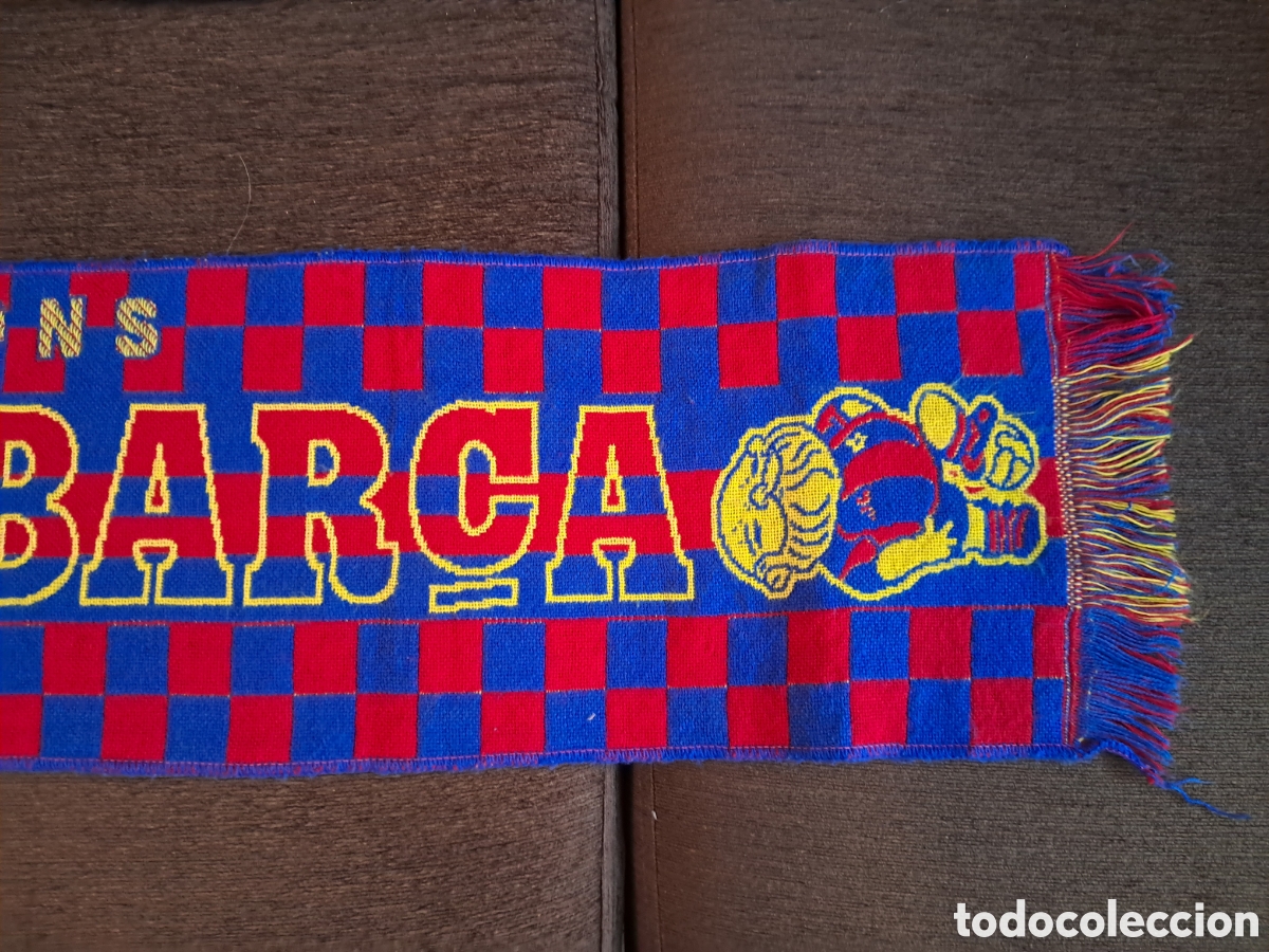 Coleccionismo deportivo: Bufanda futbol Barcelona - Foto 8