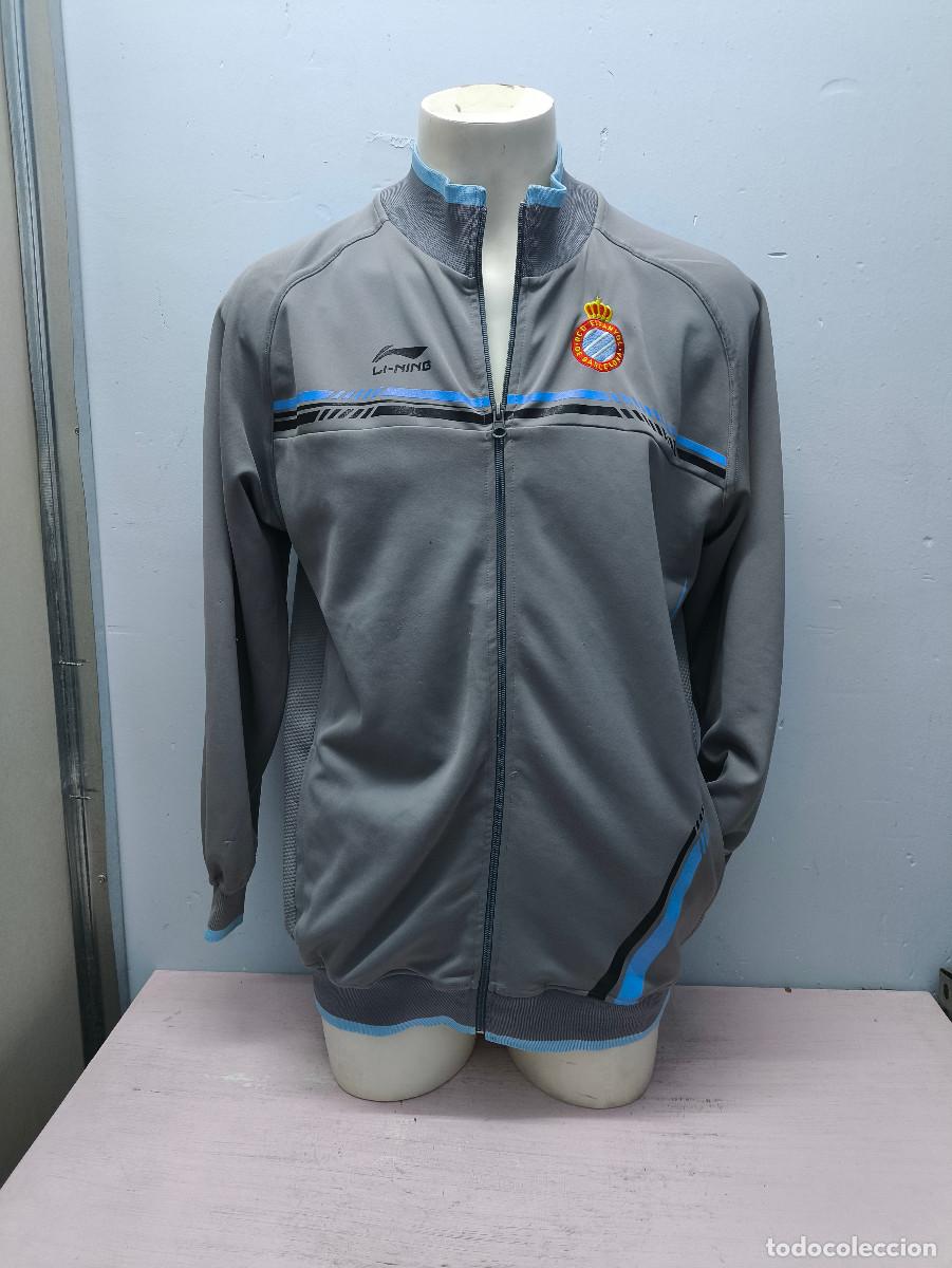 Coleccionismo deportivo: RCD Espanyol jacket chaqueta futbol xxl 62cts talla dificil de encontrar