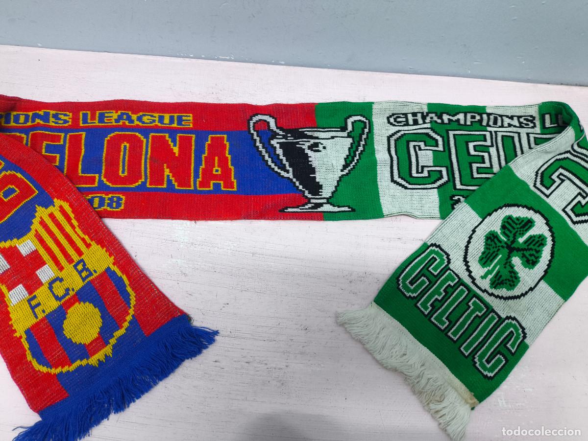Coleccionismo deportivo: FC Barcelona Celtic fc bufanda scarf football bufanda