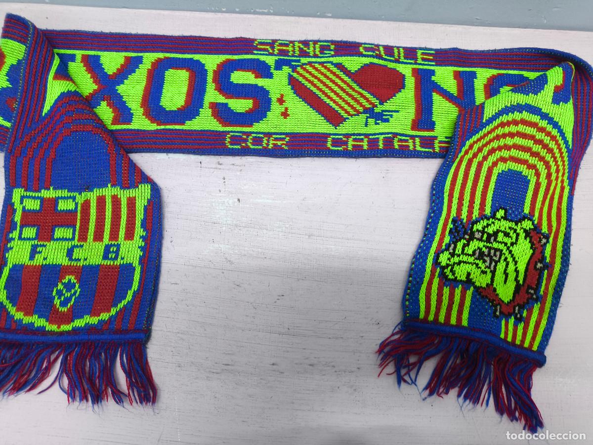 Coleccionismo deportivo: Boixos Nois 1990 vintage football scarf bufanda futbol ultras hooligan fc barcelona