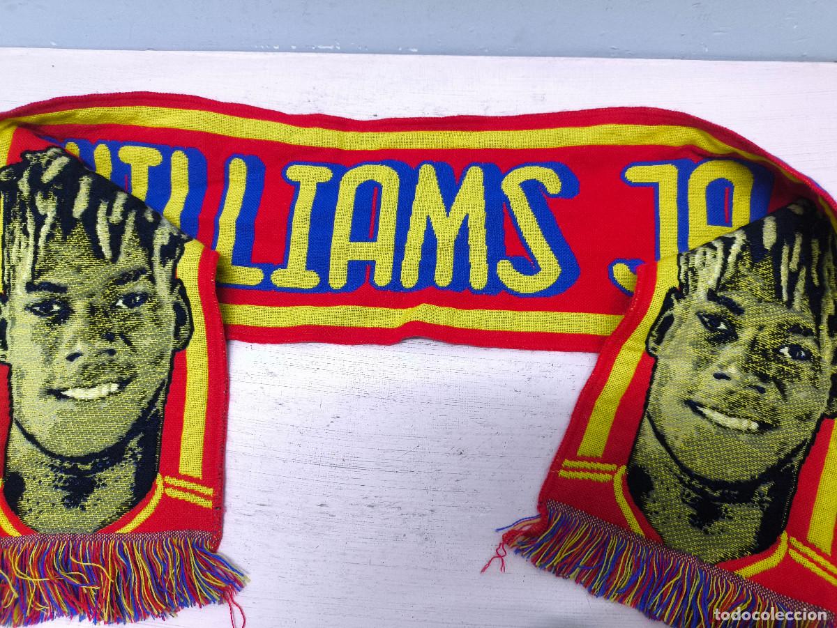 Coleccionismo deportivo: I&ntilde;aki Williams bufanda scarf football futbol Espa&ntilde;a Spain seleccion athletic club