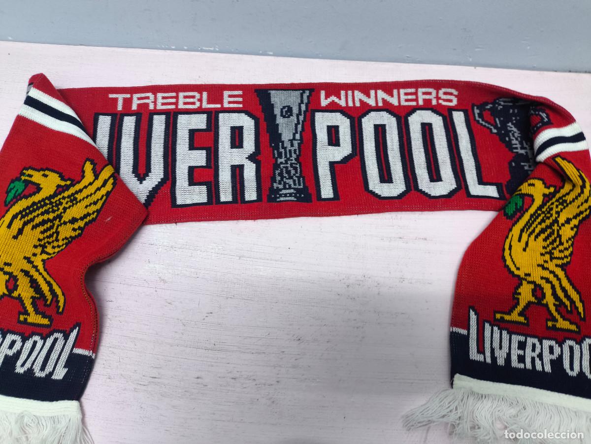 Coleccionismo deportivo: Liverpool bufanda scarf football futbol