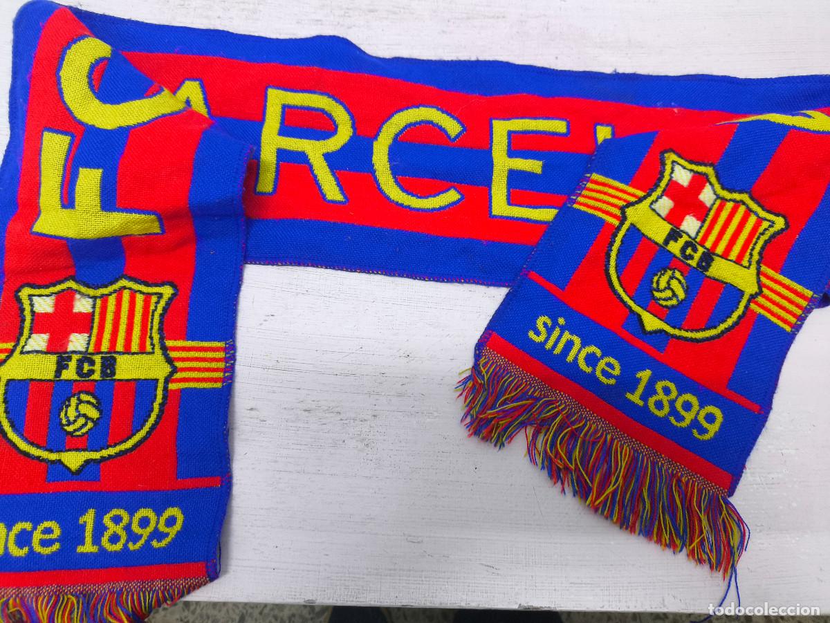 Coleccionismo deportivo: FC Barcelona bufanda futbol football scarf