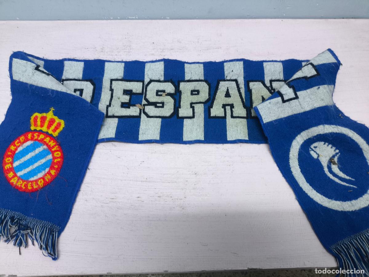 Coleccionismo deportivo: RCD Espanyol bufanda futbol football scarf