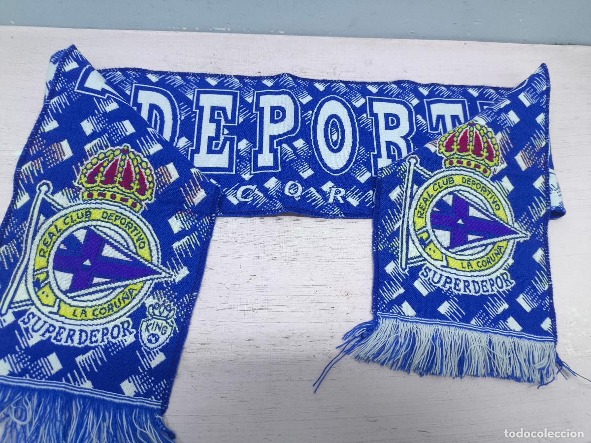 Collectionnisme sportif: Deportivo de la Coru&ntilde;a bufanda scarf football bufanda