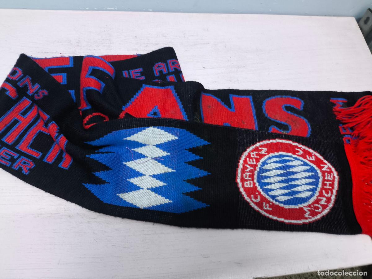 Collectionnisme sportif: Bayern Munchen bufanda scarf football fussball scarf futbol