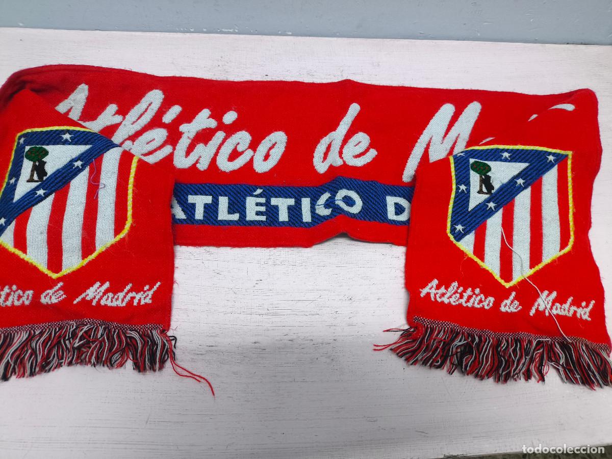 Coleccionismo deportivo: Atletico de Madrid bufanda scarf football futbol