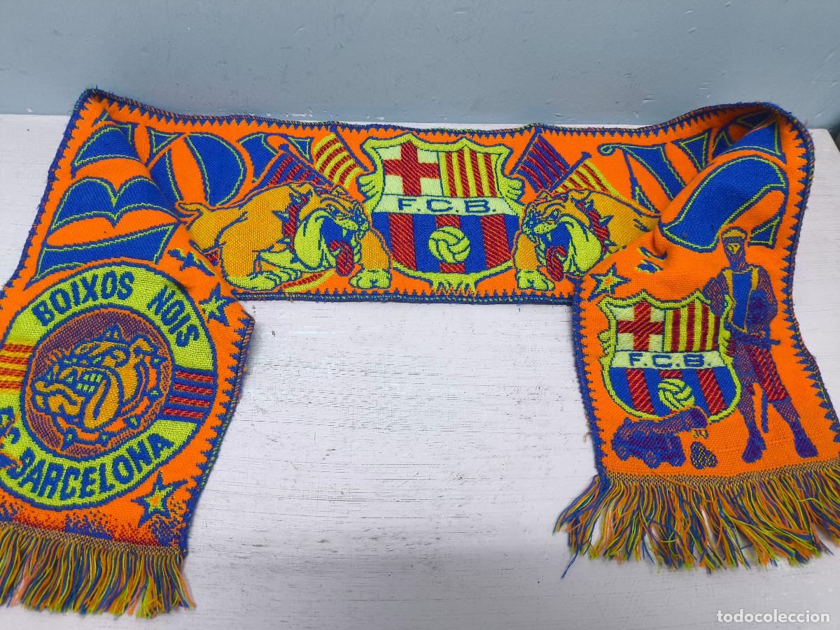 Coleccionismo deportivo: Boixos Nois FC Barcelona bufanda futbol football scarf ultras