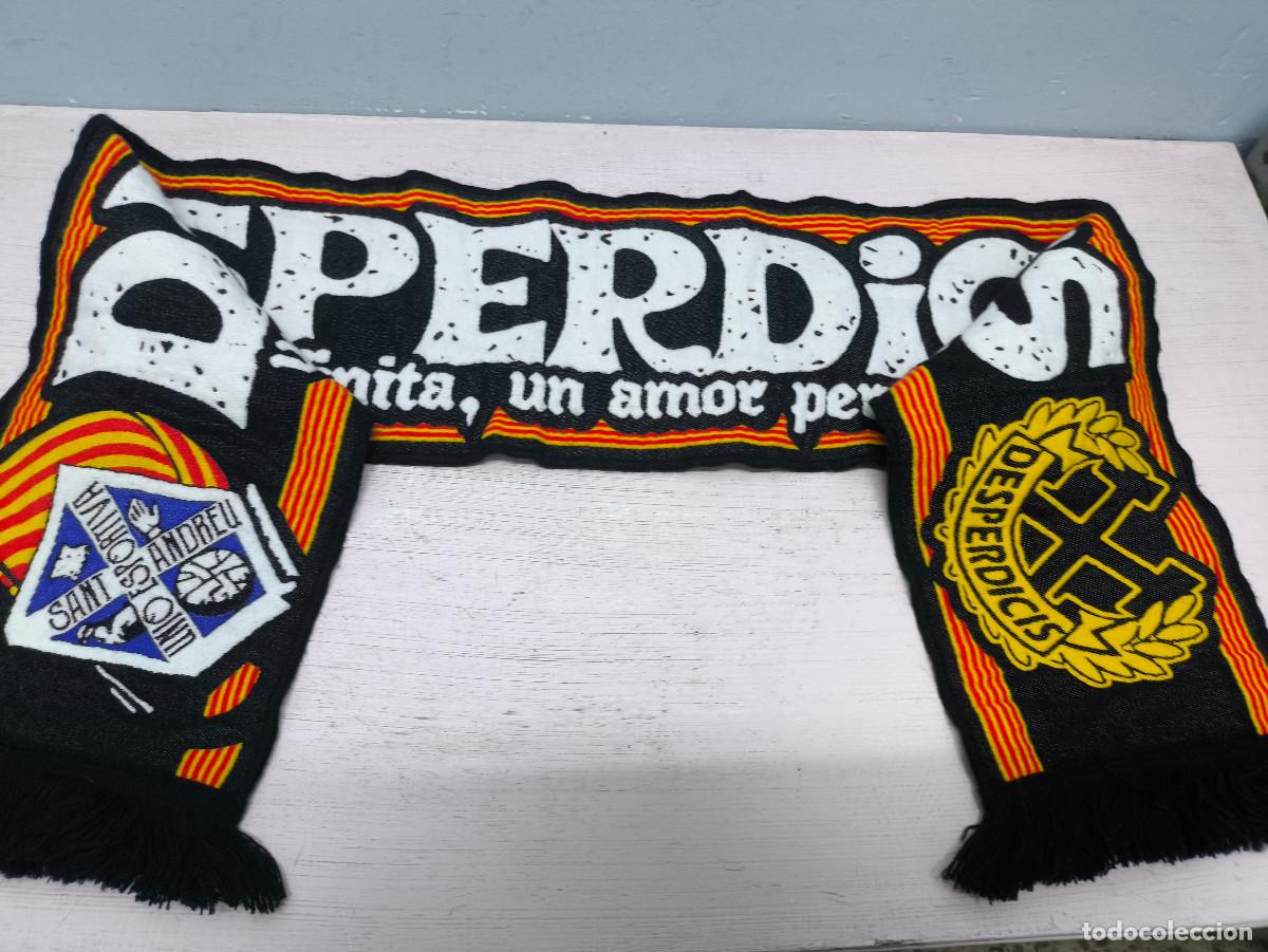 Coleccionismo deportivo: UE Sant Andreu Ultras Desperdicis futbol football scarf working class ultra