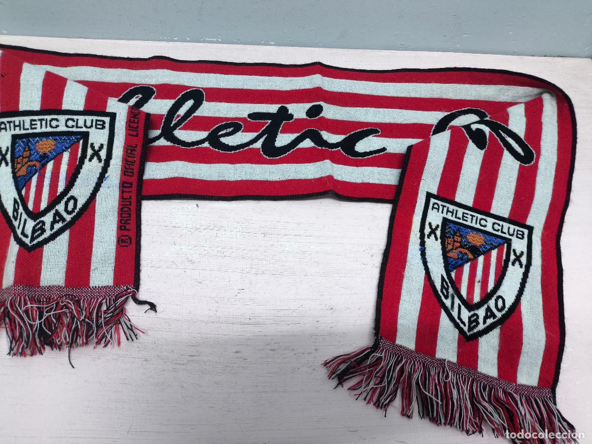 Coleccionismo deportivo: Athletic Club Bilbao scarf football bufanda futbol