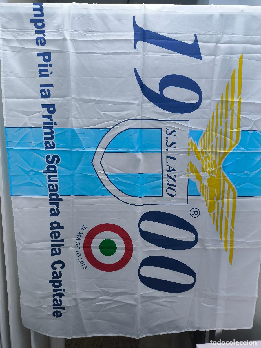 Coleccionismo deportivo: SS LAzio calcio flag bandera ultra - Foto 1