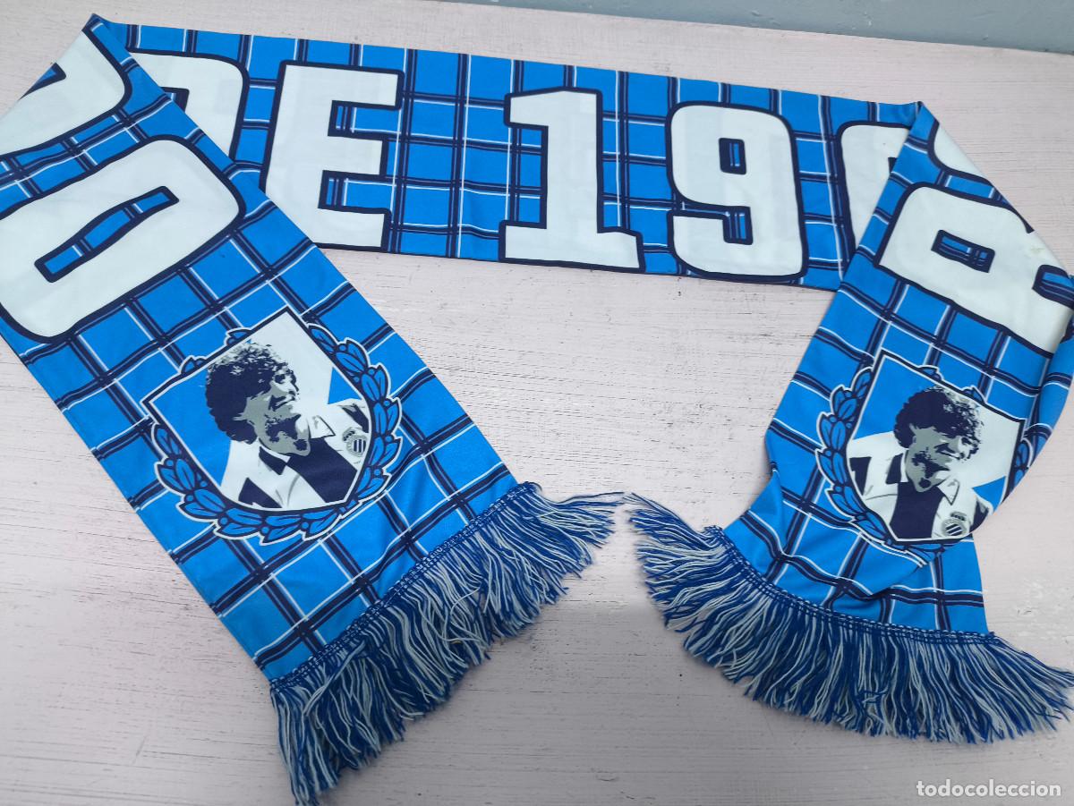 Coleccionismo deportivo: RCD Espanyol bufanda futbol football scarf legend player