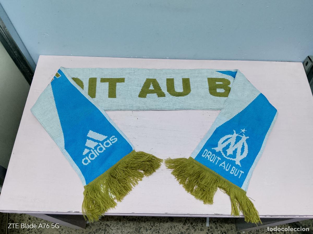 Coleccionismo deportivo: Olympique de marseille fourlard bufanda futbol football scarf