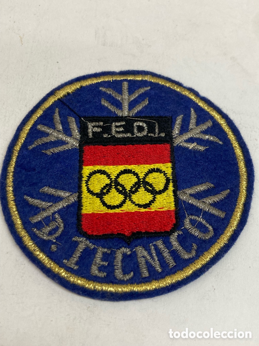 Coleccionismo deportivo: Parche Federaci&oacute;n Espa&ntilde;ola de Deportes de Invierno