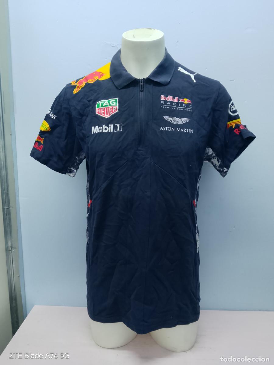 Coleccionismo deportivo: Red Bull Motorsport racing team motor camiseta top shirt polo L 56cts