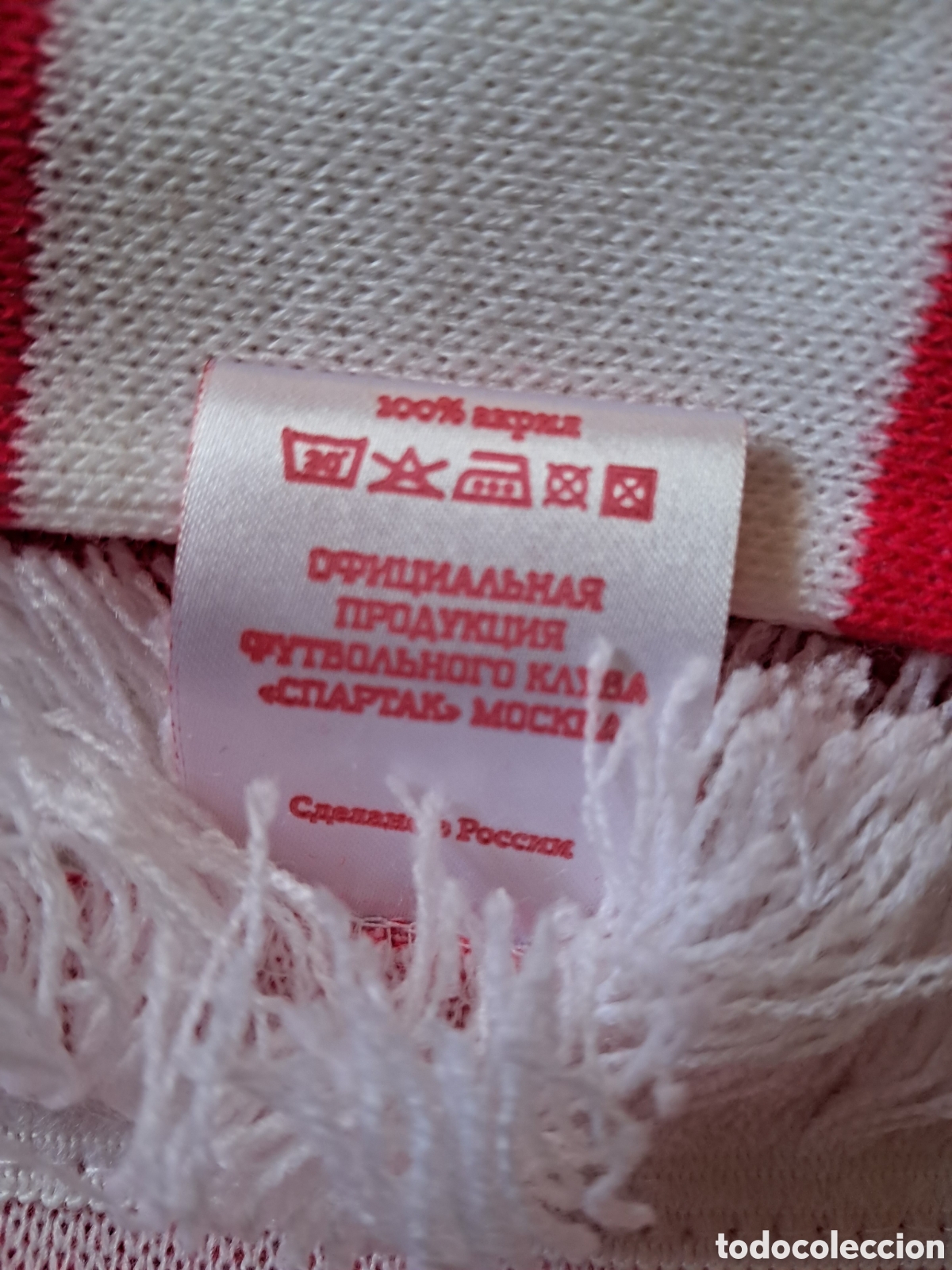 Coleccionismo deportivo: Bufanda futbol Spartak Mosc&uacute; - Foto 8