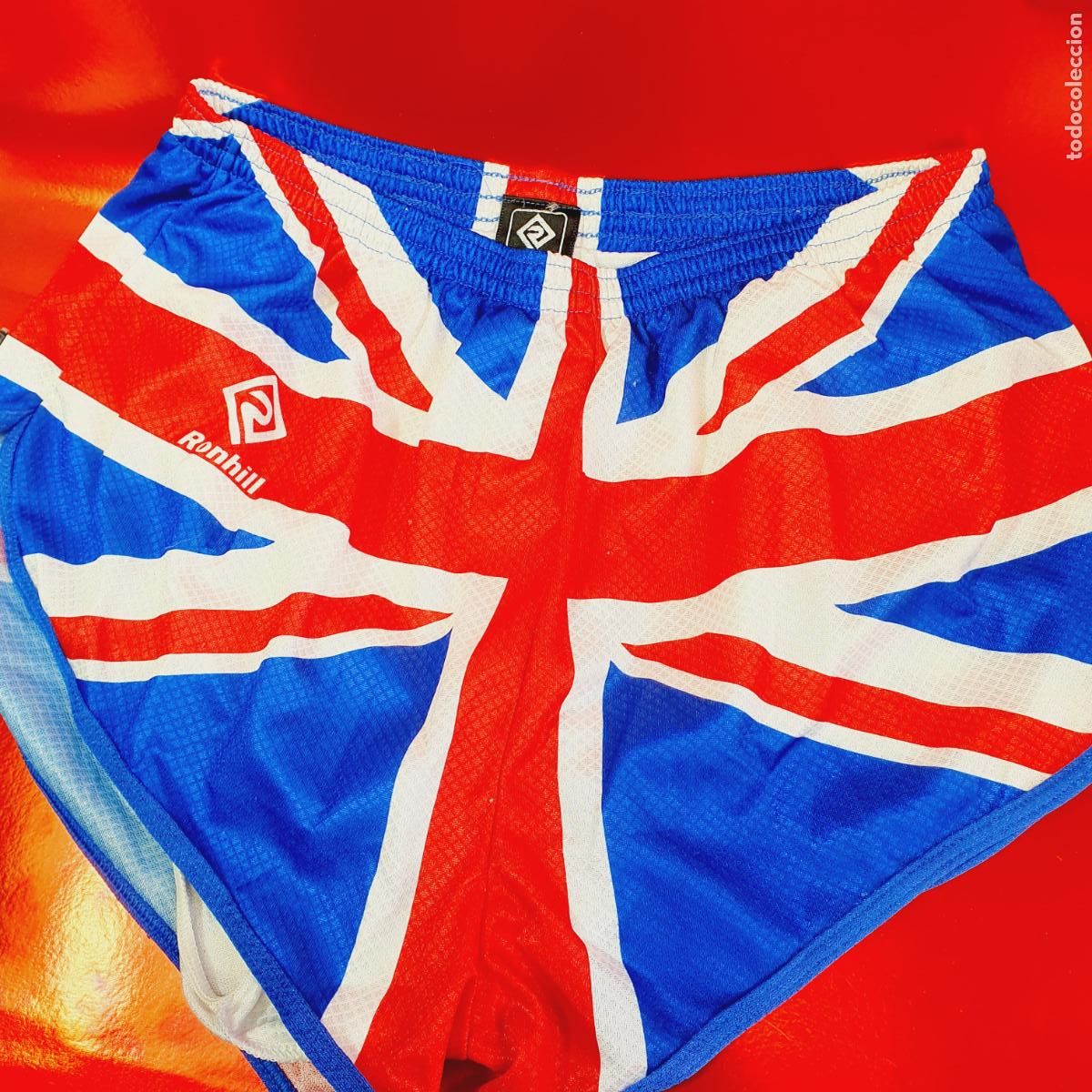 Coleccionismo deportivo: PANTAL&Oacute;N ATLETISMO-RONHILL-BANDERA INGLESA-&rdquo;L&rdquo;-NUEVO O SIMILAR-PRECIOSO
