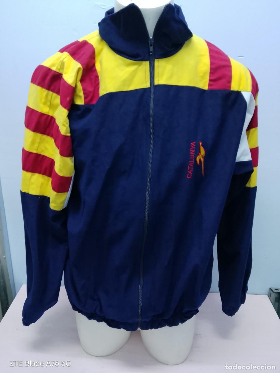Collectionnisme sportif: Catalunya seleccion chaqueta 1990 vintage national team jacket basket Tenis basquet L 78cts