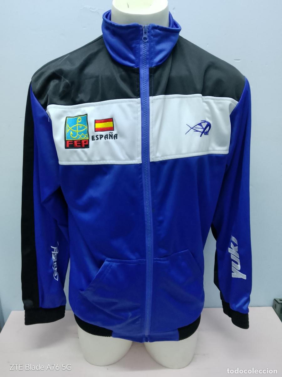 Collectionnisme sportif: Federation Spain Fish Pesca chaqueta seleccion Espa&ntilde;a Watersports Pesca Fisherman xl 60cts