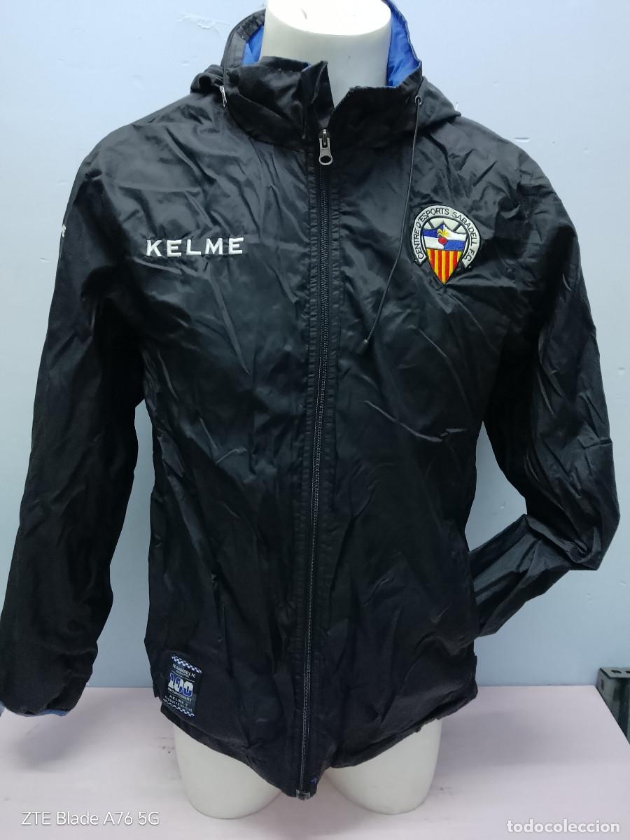 Coleccionismo deportivo: CE Sabadell Chaqueta For Players jugador cortavientos entreno futbol football M 57cts