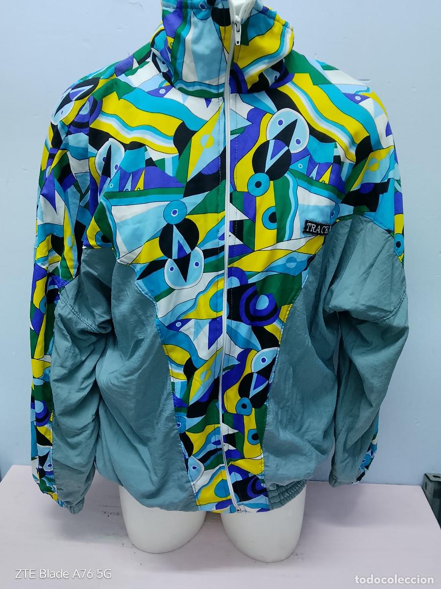 Sammelleidenschaft Sport: 1980 VIntage Track jacket oldskol chaqueta style L 73cts