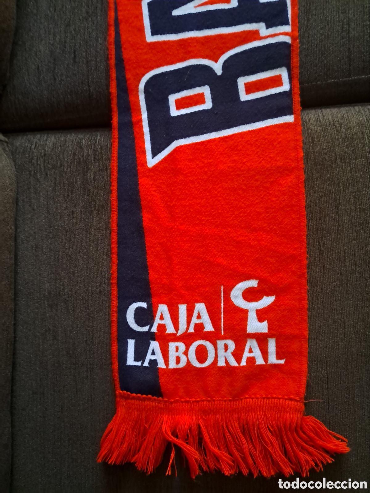 Coleccionismo deportivo: Bufanda Baskonia basket - Foto 3