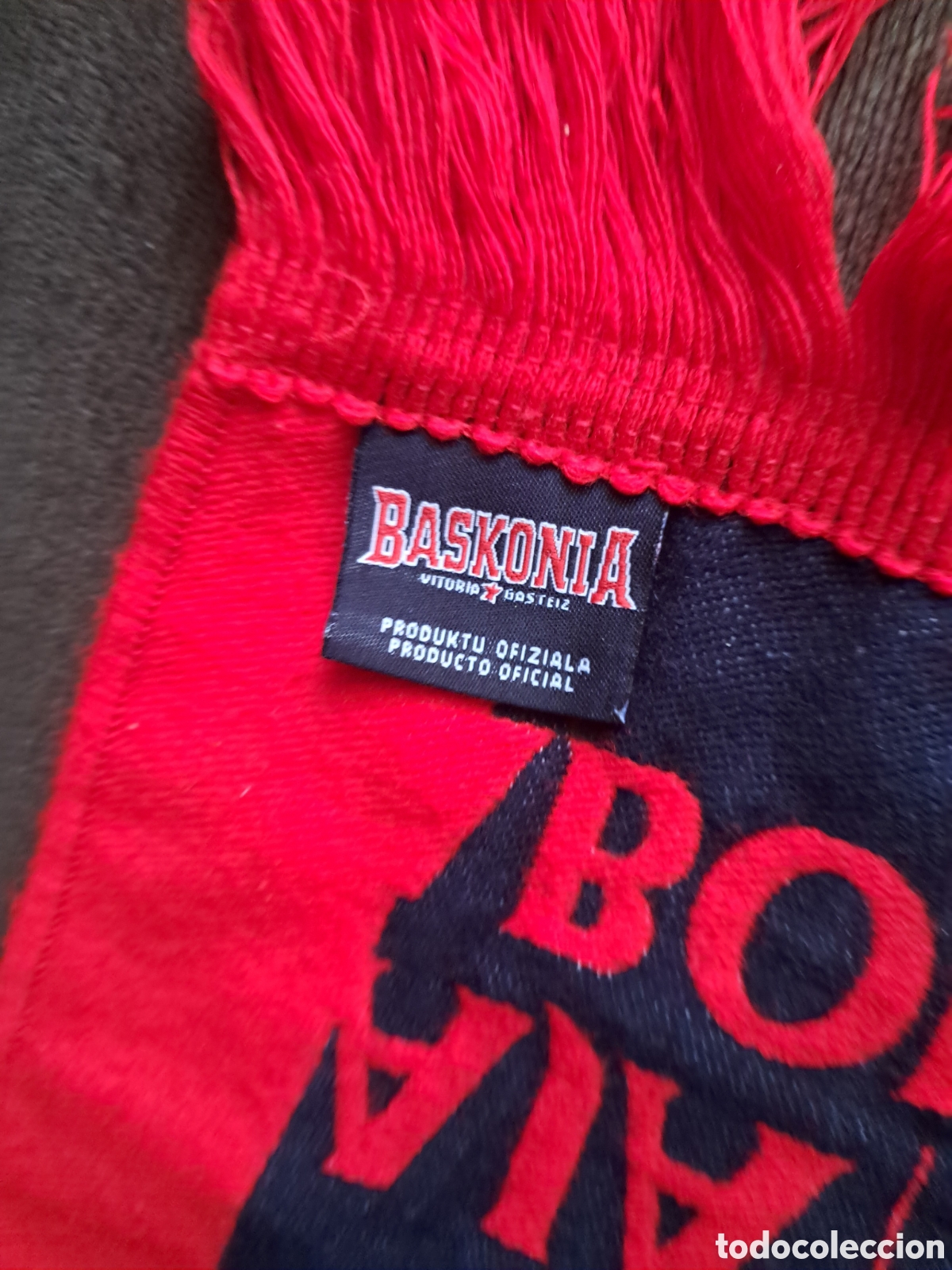 Coleccionismo deportivo: Bufanda Baskonia basket - Foto 6