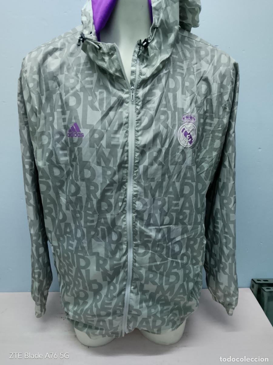 Collectionnisme sportif: Real Madrid chaqueta verano cortavientos fina xl jacket football futbol xl 62cts