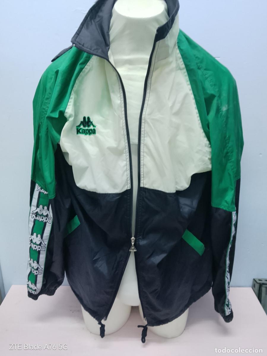 Coleccionismo deportivo: Real betis chaqueta kappa tara hebilla cremallera (arreglar) L chaqueta vintage
