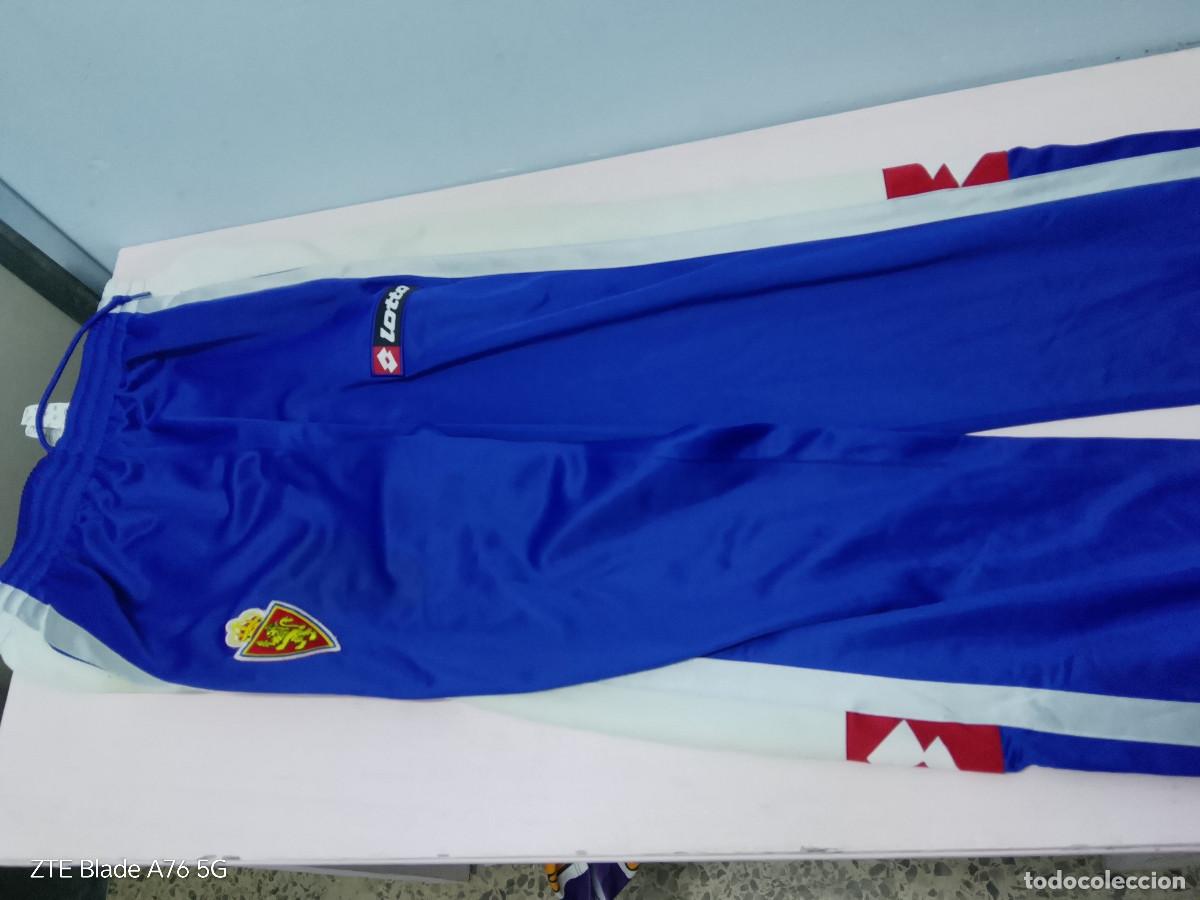 Coleccionismo deportivo: Real Zaragoza pantalon chandal futbol S