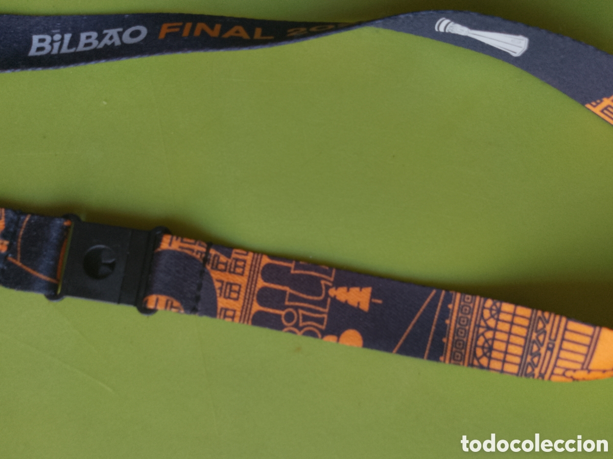 Coleccionismo deportivo: UEFA LEAGUE . BILBAO FINAL 2025 . OFFICIAL LANYARD . - Foto 3