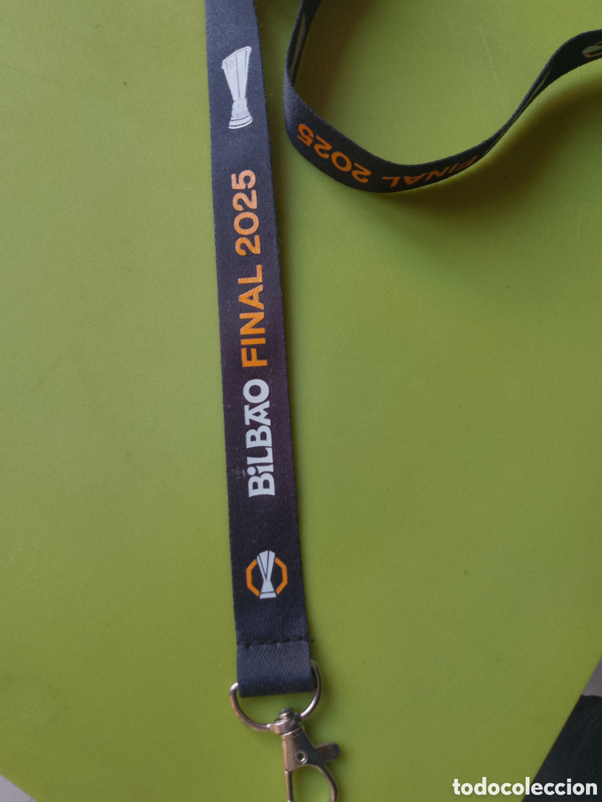Coleccionismo deportivo: UEFA LEAGUE . BILBAO FINAL 2025 . OFFICIAL LANYARD . - Foto 6