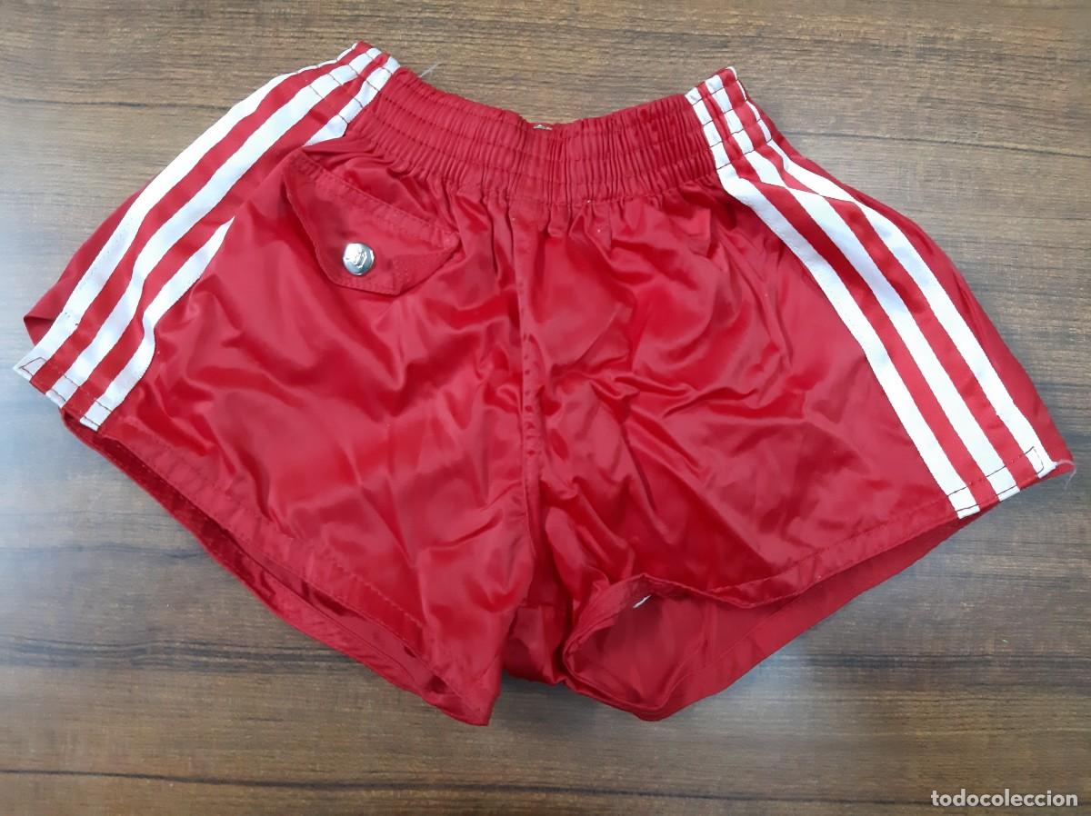 Coleccionismo deportivo: PANTALON FUTBOL DEPORTE CORTO A&Ntilde;OS 70 NI&Ntilde;O NUEVO A ESTRENAR RASO MARCA MERCURY