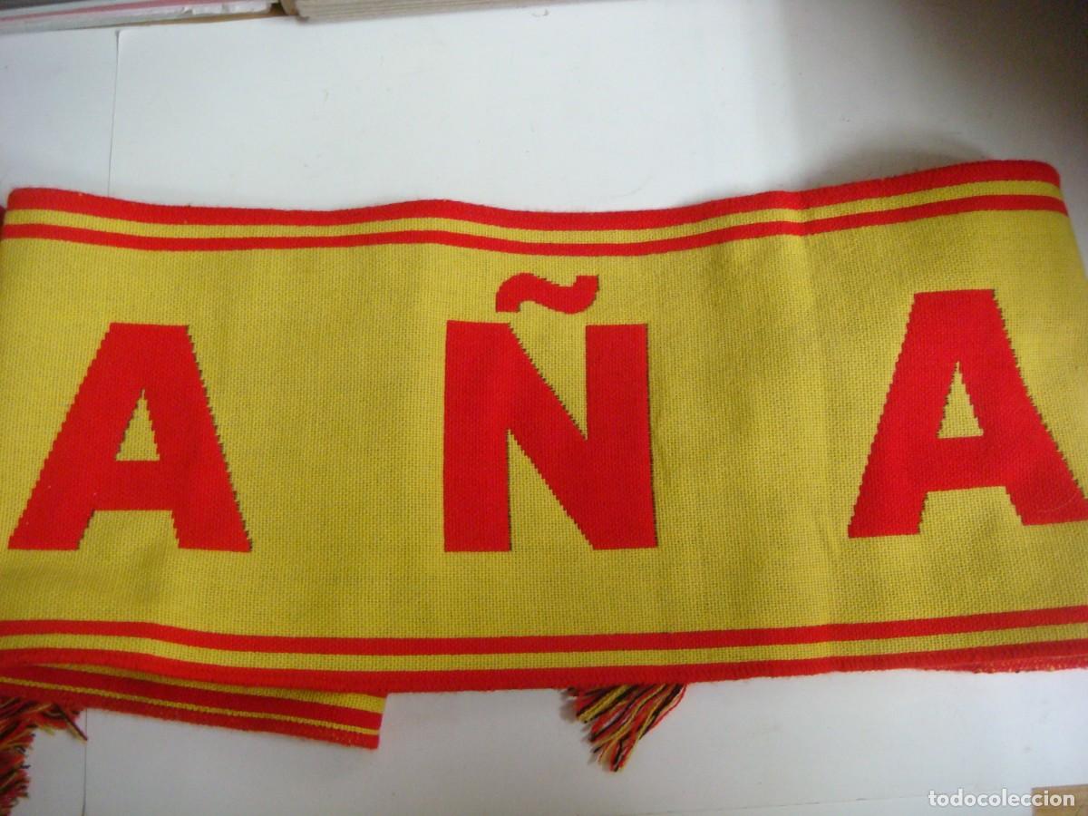Coleccionismo deportivo: BUFANDA DE ESPA&Ntilde;A,CAJ-G-N&ordm;-17 - Foto 3