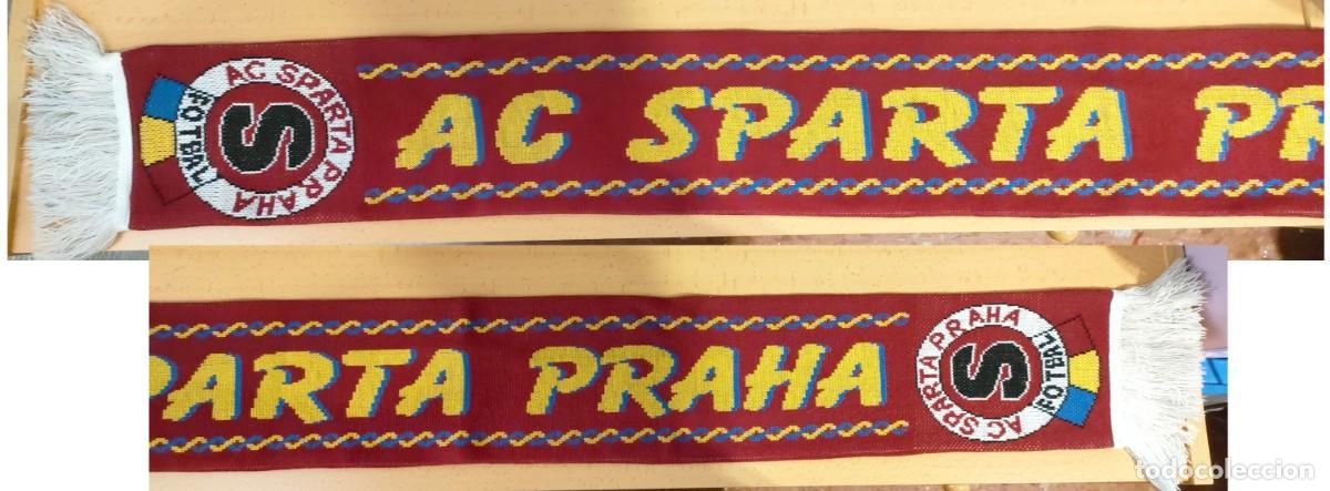 Coleccionismo deportivo: Bufanda AC Sparta Praga Praha - Foto 1