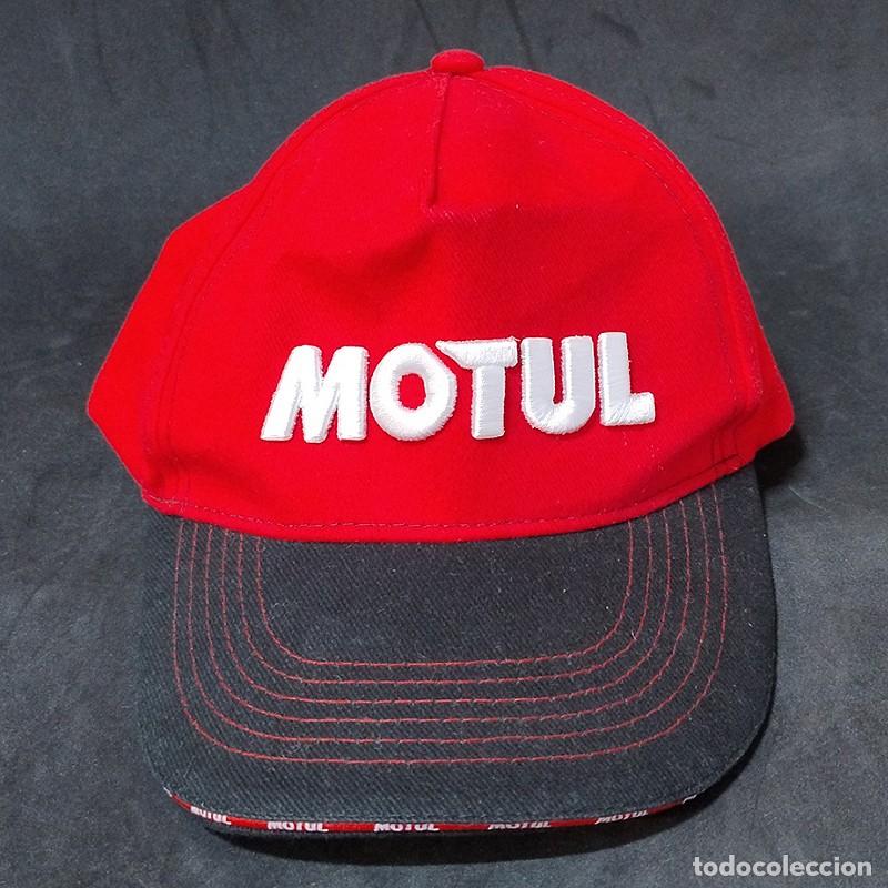 Coleccionismo deportivo: Gorra beisbol con logotipo MOTUL bordado.
