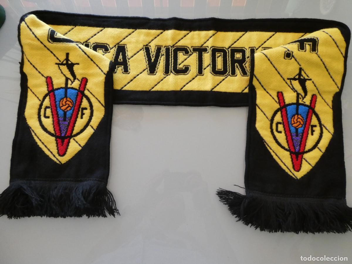 Coleccionismo deportivo: BUFANDA DE F&Uacute;TBOL MODESTO MALAGUE&Ntilde;O, OL&Iacute;MPICA VICTORIANA M&Aacute;LAGA. 100GR