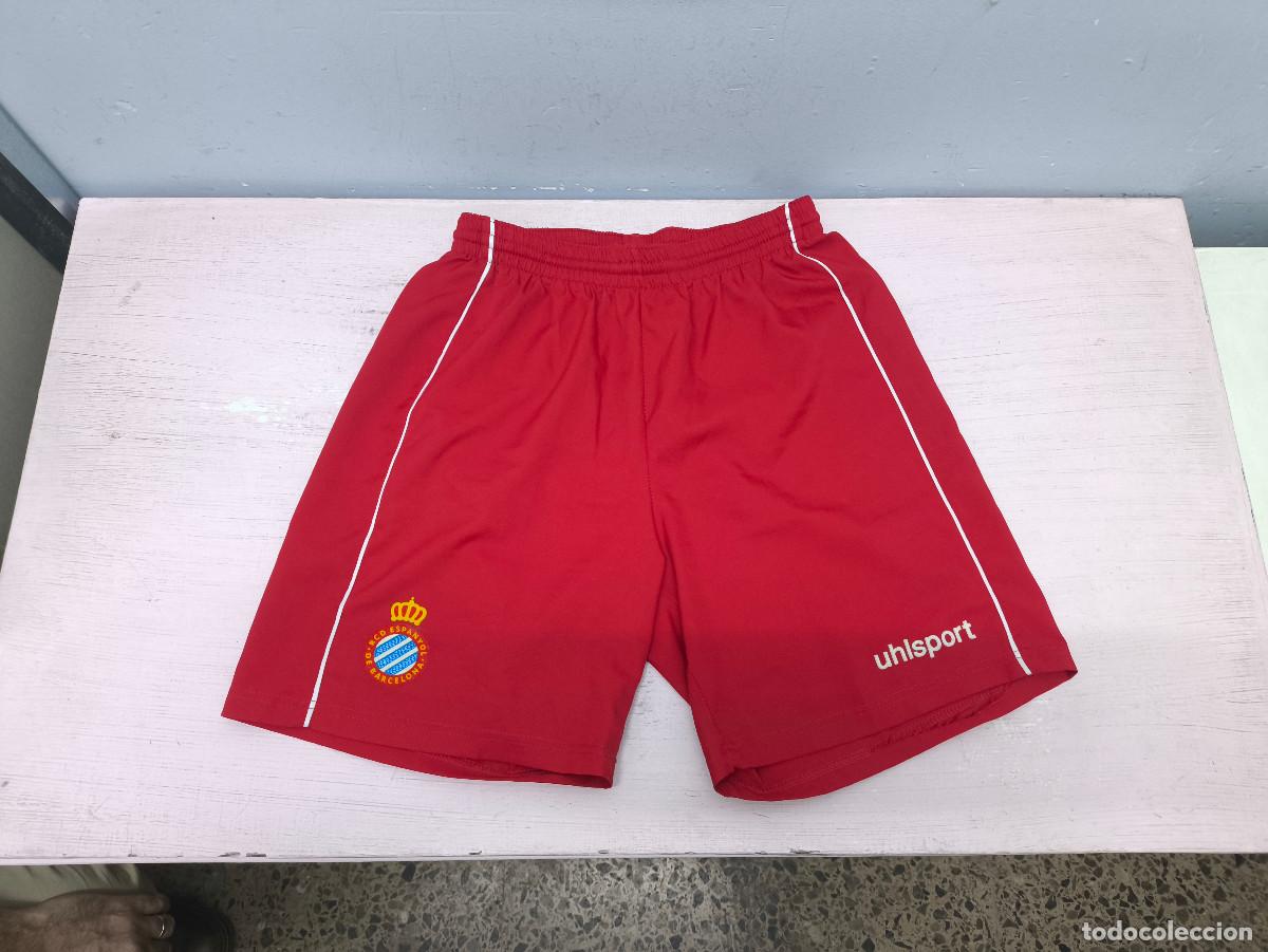 Coleccionismo deportivo: RCD Espanyol shorts futbol football pantalon Uhlsport age 12 xxs