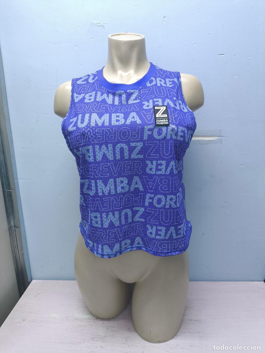Coleccionismo deportivo: Camiseta Zumba girl woman shirt fitness dance baile chica mujer 50x56cts ligero descosido