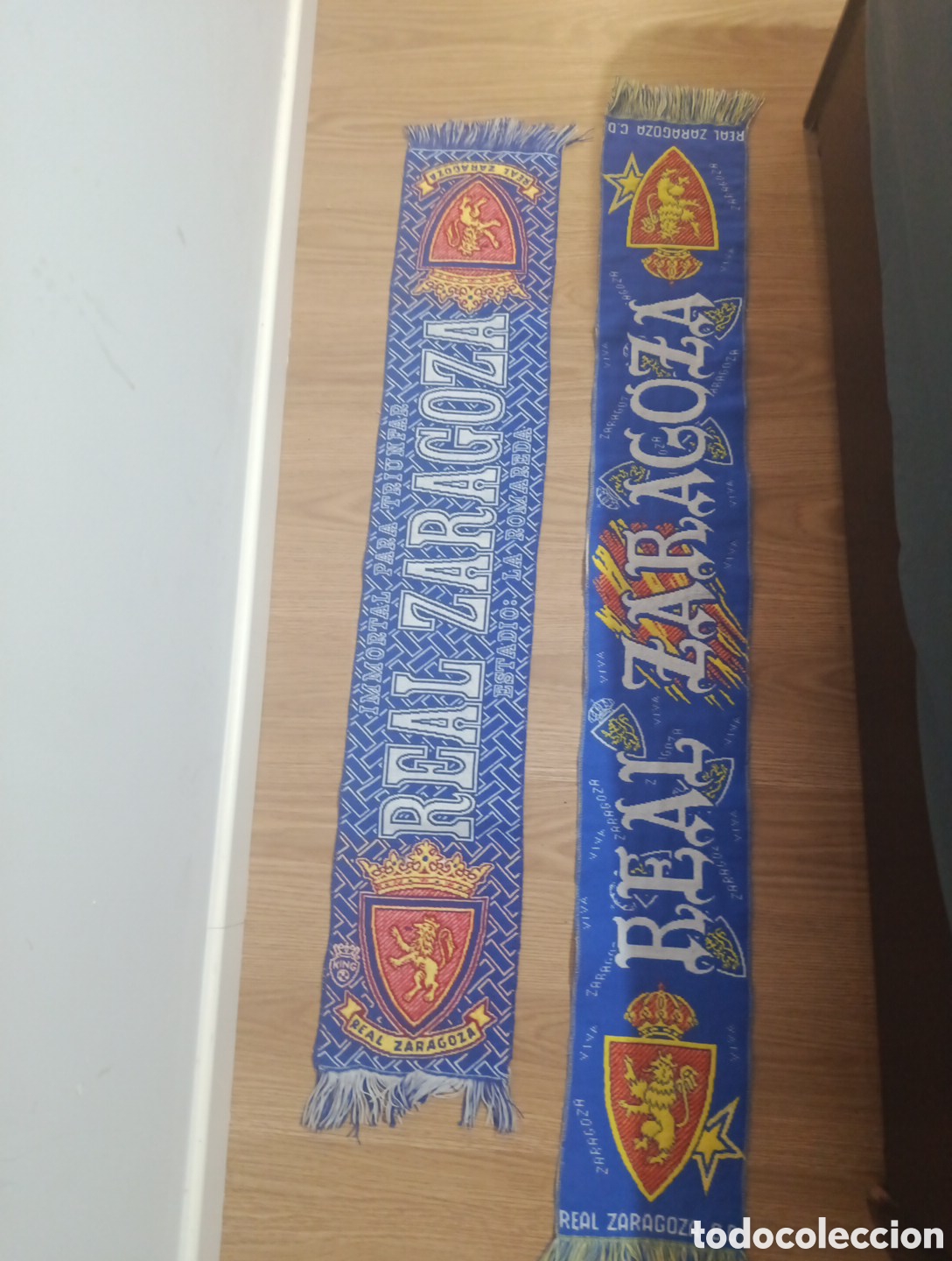 Coleccionismo deportivo: 2 Bufandas Real Zaragoza 1994