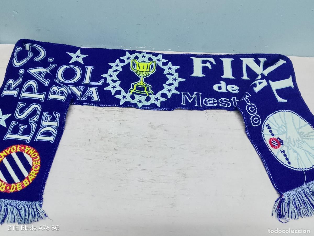 Coleccionismo deportivo: RCD Espanyol FINAL bufanda scarf football futbol