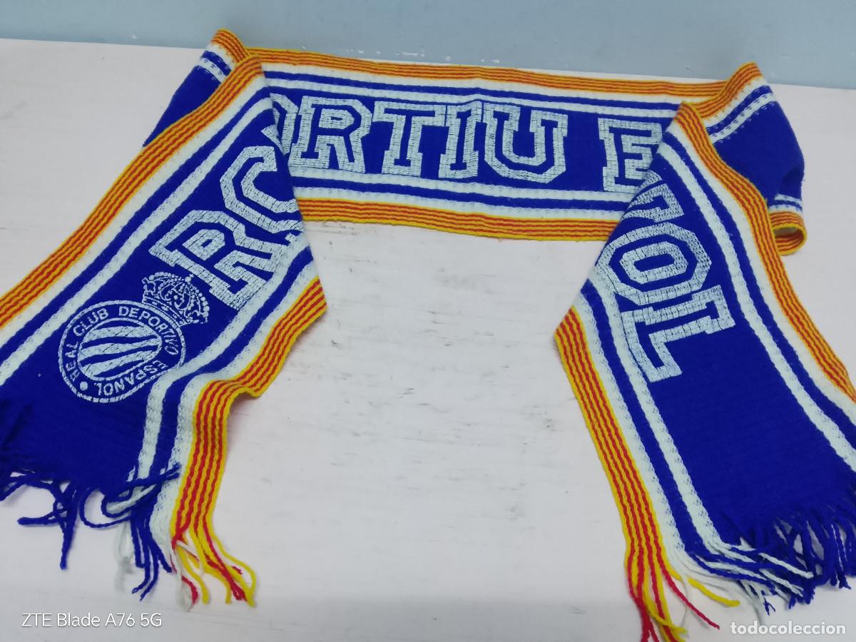 Coleccionismo deportivo: RCD Espanyol vintage 1980 bufanda scarf football futbol