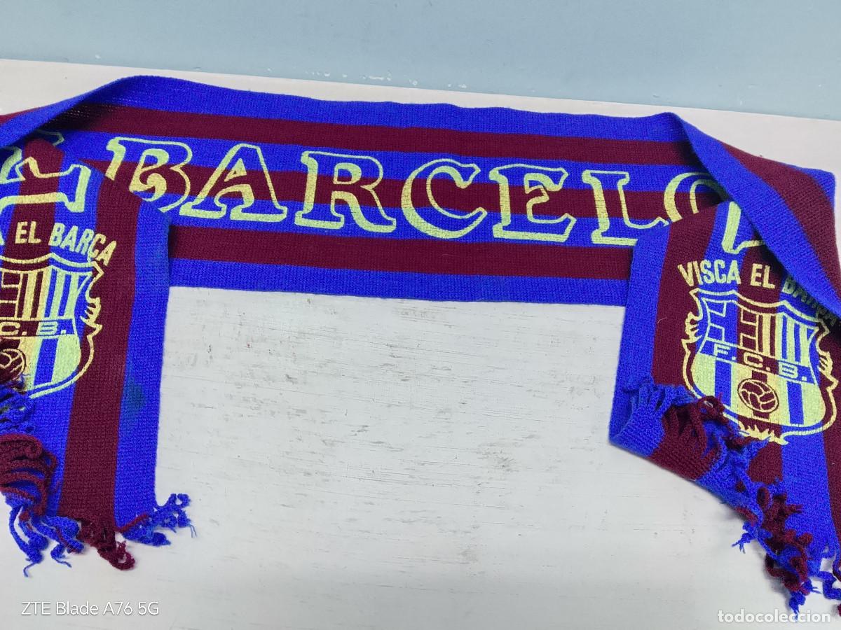Coleccionismo deportivo: FC Barcelona vintage bufanda scarf football futbol