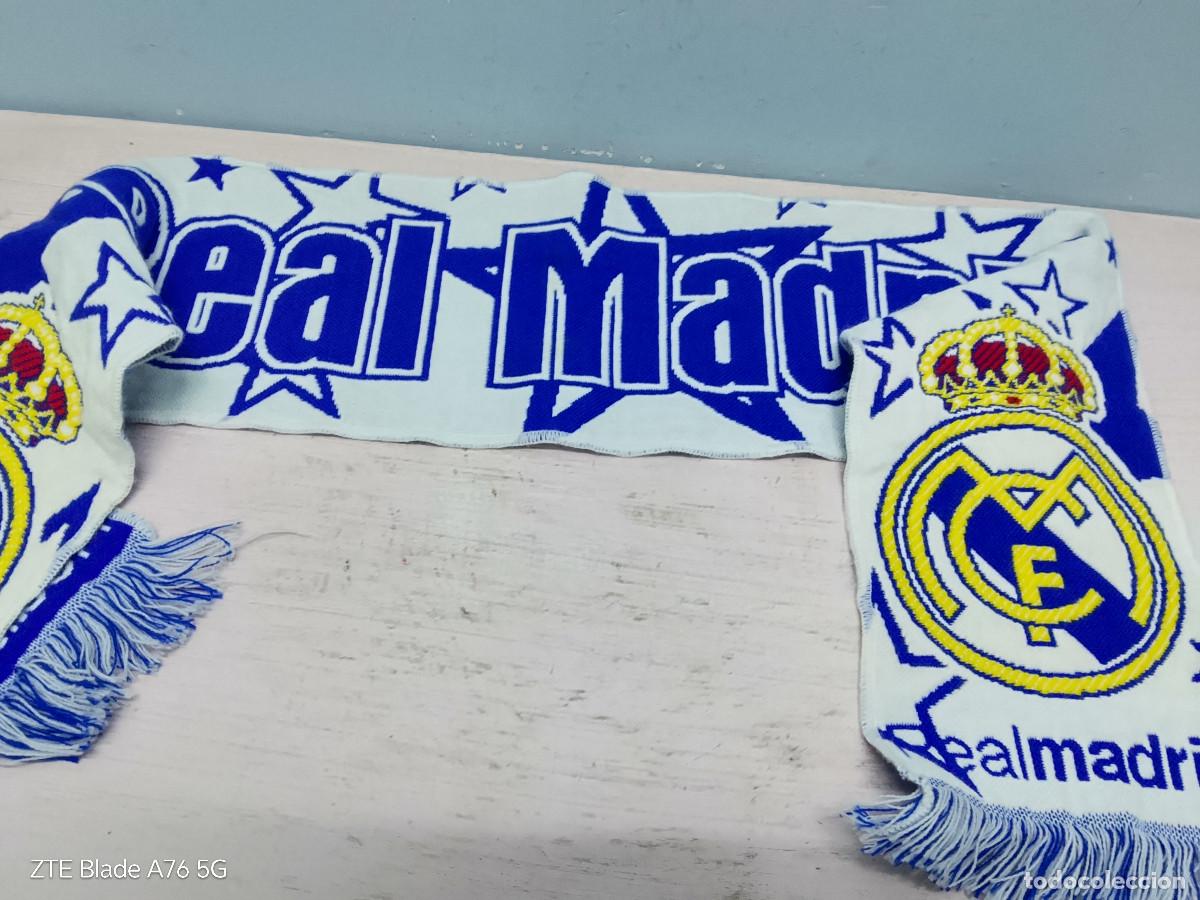 Coleccionismo deportivo: Real Madrid bufanda futbol football scarf