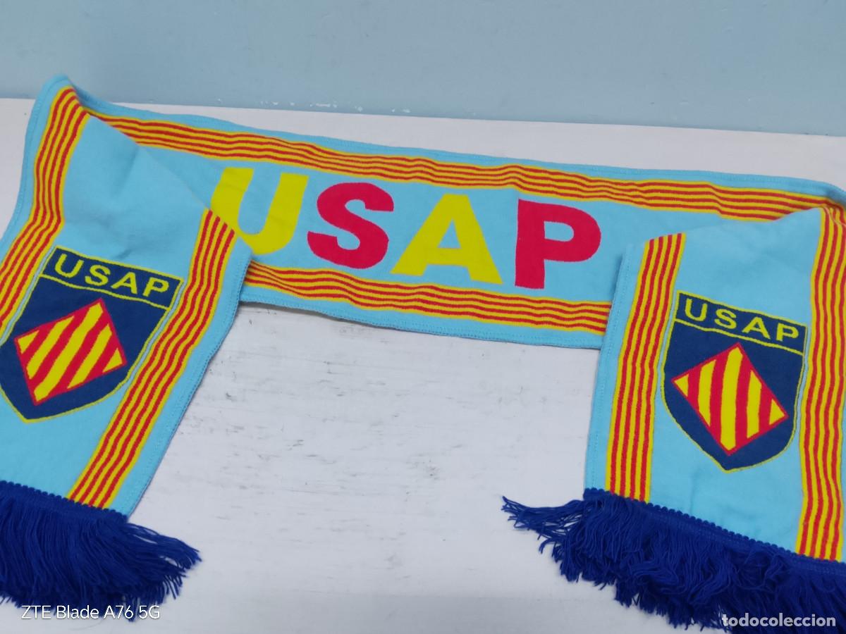 Coleccionismo deportivo: USAP Perpignan bufanda scarf rugby