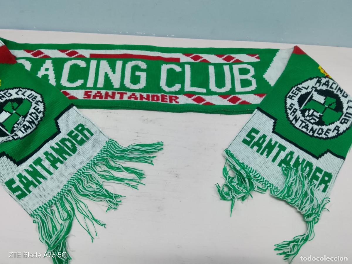 Coleccionismo deportivo: Racing de Santander bufanda futbol football scarf vintage