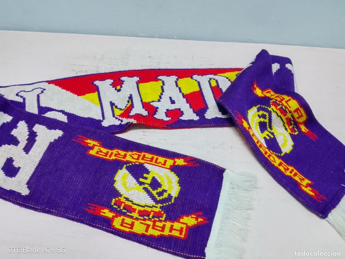 Coleccionismo deportivo: Real madrid bufanda futbol football scarf