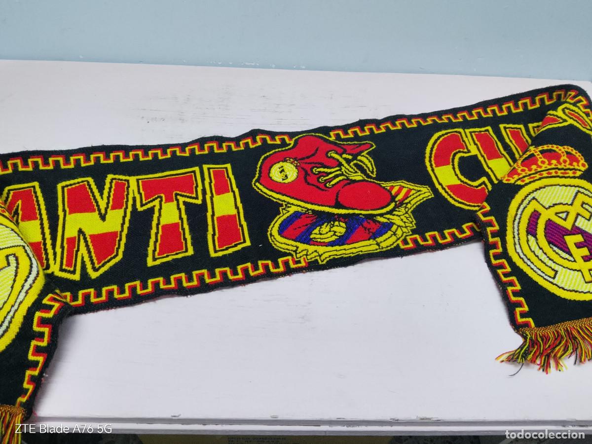 Coleccionismo deportivo: Anticule bufanda ultras ultra real madrid scarf hools