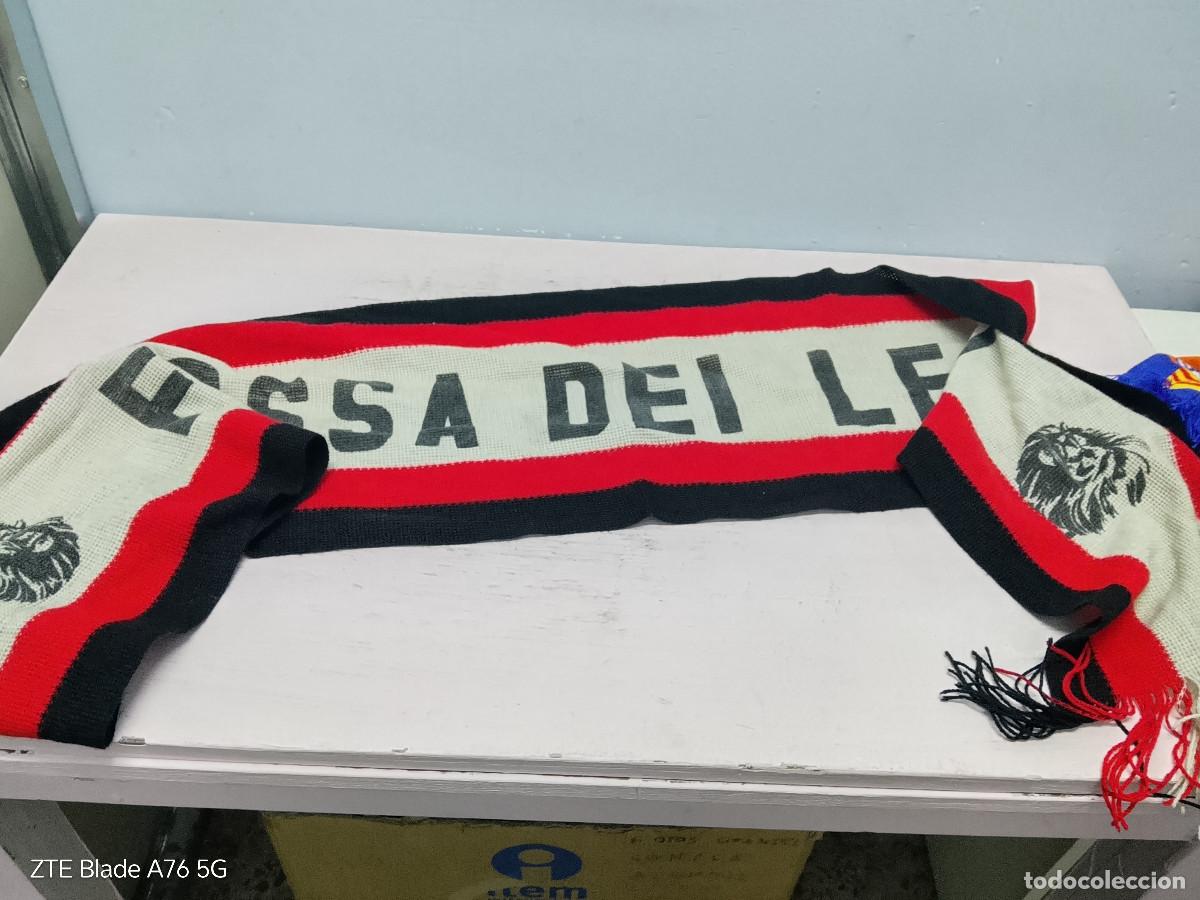 Coleccionismo deportivo: La Fosa dei Leoni AC Milan vintage scarf calcio ultras ultra tifosi bufanda futbol hools